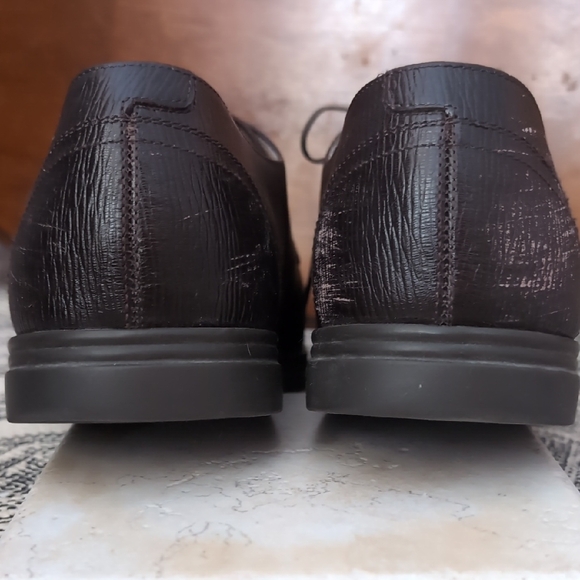 Salvatore Ferragamo Men's Brown Leather Shoes - Picture 8 of 12